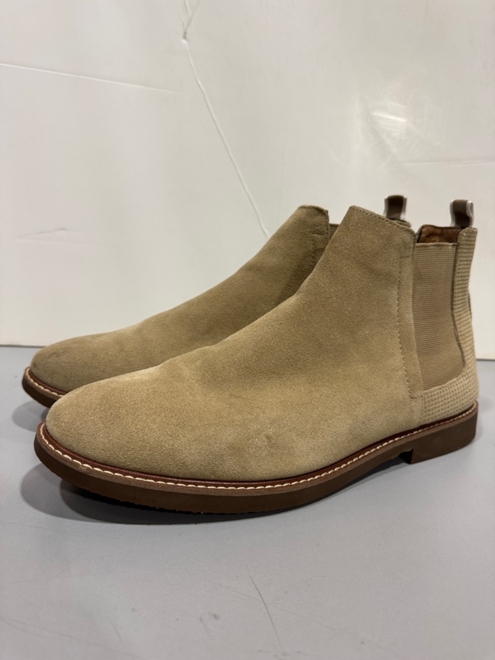Steve Madden Beige Chelsea boots Size 13